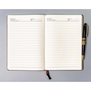 Notatnik notes planer A5 twarda oprawa zeszyt organizer Peterson z gumką