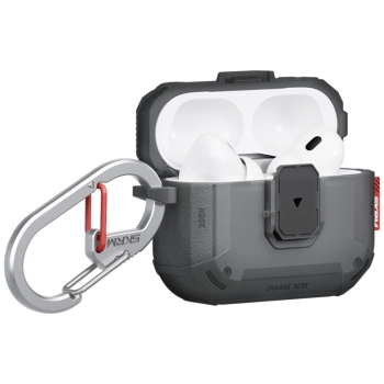 Etui Skinarma Mecha LE do AirPods Pro 3  dymny