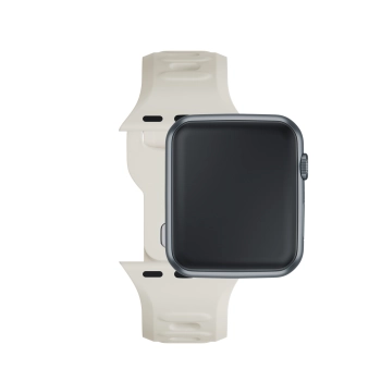 38/40/41/42 mm Nude (small) - 3mk Silicone Watch Strap for Apple