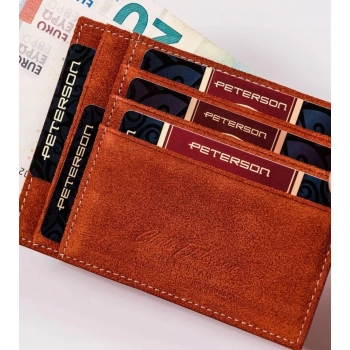 Skórzane etui na dokumenty i banknoty - Peterson
