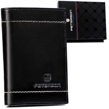 Peterson zestaw prezentowy etui na karty + elegancki brelok do kluczy