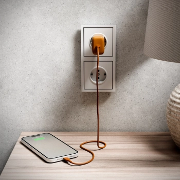 Ładowarka sieciowa Puro Pro Lite 30 W USB-C - pomarańczowa
