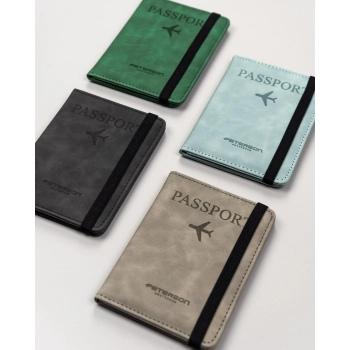 Etui na paszport karty dokumenty dowód Peterson skórzane