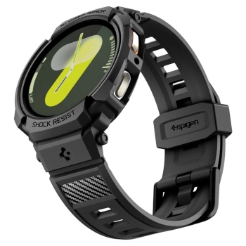 Pasek Spigen Rugged Armor Pro na Samsung Galaxy Watch 8 40 mm - czarny mat