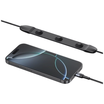 Kabel USAMS SJ759 U89 100W Fast Charging z masażerem czarny