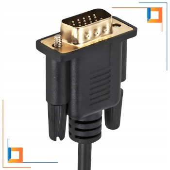 CO2 KABEL VGA - HDMI PRZEJŚCIÓWKA KONWERTER ADAPTER AUDIO FULL HD 60HZ 3M
