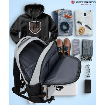 Plecak sportowy turystyczny pojemny na laptopa ergonomiczny Peterson