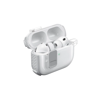Etui AMAZINGTHING Titan Pro Mag Case Clear do AirPods Pro 3 - białe