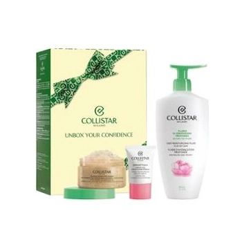 Zestaw Collistar Unbox Your Confidence Fluid Moisturizing 400ml + Scrub 150g + Gel Cream 15ml
