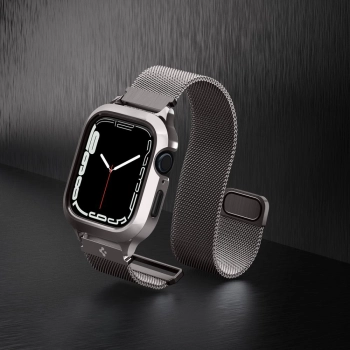 SPIGEN METAL FIT PRO APPLE WATCH 4 / 5 / 6 / 7 / 8 / 9 / SE (44 / 45 MM) GRAPHITE