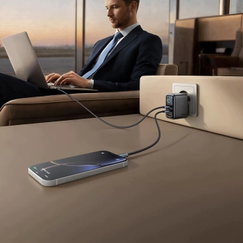 MCDODO SZYBKA ŁADOWARKA SIECIOWA ZASILACZ KOSTKA 3X USB-C USB-A GAN 100W