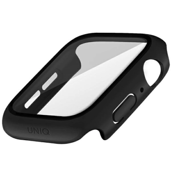 UNIQ etui Nautic Apple Watch Series 7/8/9 45mm czarny/black