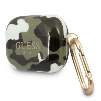 Guess GUAPUCAMA AirPods Pro coverzielony/khaki Camo Collection