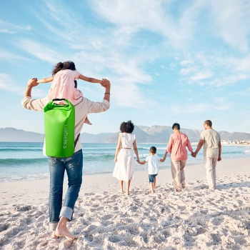 Torba Spigen Aqua Shield A631 wodoodporna 30 l - zielona