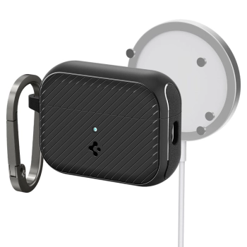 SPIGEN MAG ARMOR MAGSAFE APPLE AIRPODS PRO 1 / 2 MATTE BLACK