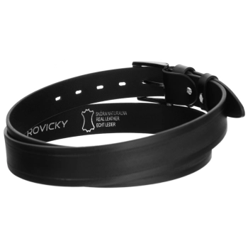 Skórzany pasek męski do garnituru elegancki Rovicky PRS