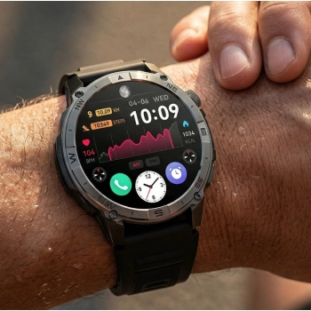 Smartwatch Gravity Czarny Pasek + Bransoleta GT46-1