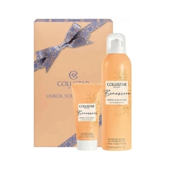 Zestaw Collistar Unbox Your Wellness Shower Gel Mousee 200ml + Soft Body Cream 50ml