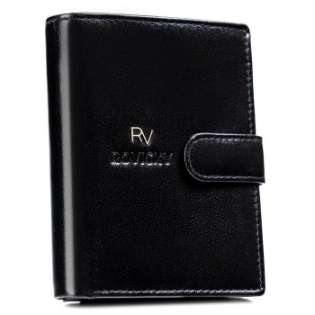 Portfel męski wyposażony w system RFID wykonany ze skóry naturalnej - Rovicky