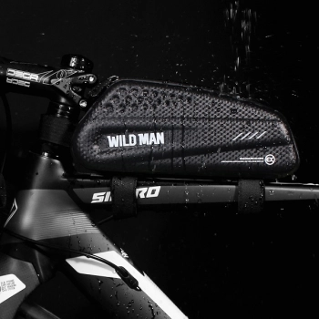 WILDMAN Etui/sakwa na ramę roweru EX 1L  uchwyt rowerowy czarna/black