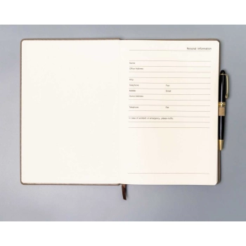 Notes planer B5 Peterson z gumką organizer notatnik w linie elegancki