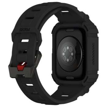 Skinarma pasek+etui Mecha 2in1 Apple     Watch 45/44mm czarny/black