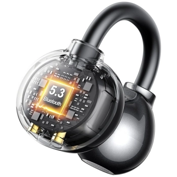 Słuchawki Bluetooth USAMS Echo R02       Clip-on bezprzewodowe szary