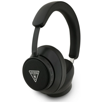 Słuchawki nauszne Guess Bluetooth ENC    Saffiano Triangle Logo czarny