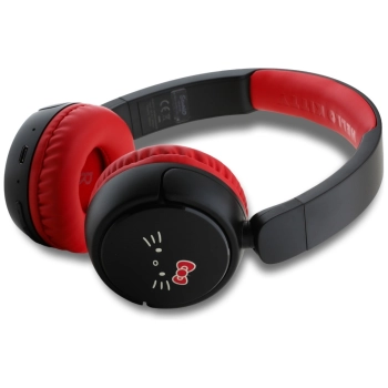 Słuchawki nauszne Hello Kitty Face Logo  Bluetooth czerwony