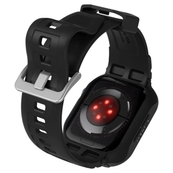 SPIGEN RUGGED ARMOR PRO APPLE WATCH 4 / 5 / 6 / 7 / 8 / 9 / SE (44 / 45 MM) BLACK