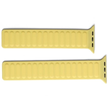 Beline pasek Apple Watch Magnetic38/40/41mm żółty /yellow