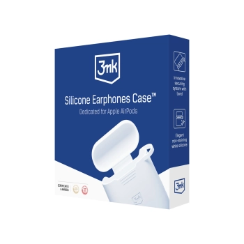 Apple AirPods Pro 3 - 3mk Silicone AirPods Case White