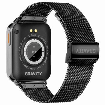 Smartwatch Gravity Biało z 2 Paskami do codziennego noszenia