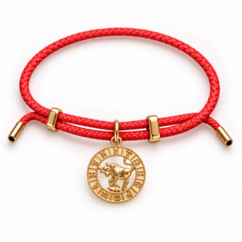 Regulowana bransoletka ze znakiem zodiaku Byk (B26/TAL/46/10AU)