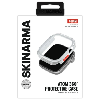 Etui Skinarma Atom do Apple Watch 46mm   frost