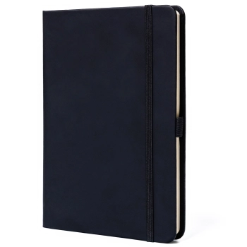 Notes planer dziennik z gumką zakładką Peterson B6 elegancki twarda okładka