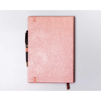 Notatnik planer notes organizer z gumką Peterson B5 elegancki w linie