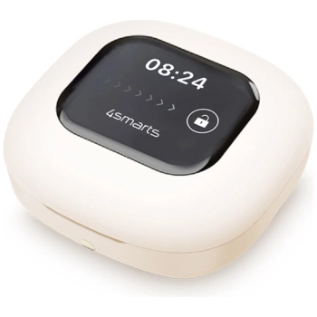 Słuchawki Bluetooth 4smarts SkyBuds OWS  z ekranem AI beżowy