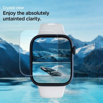 FOLIA OCHRONNA SPIGEN NEO FLEX 3-PACK APPLE WATCH 4 / 5 / 6 / 7 / 8 / 9 / SE (44 / 45 MM) CLEAR
