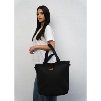 Wygodny shopper damski z poliestru - Rovicky