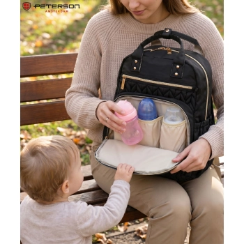 Plecak dla mamy do wózka Peterson mommy bag torba wielofunkcyjny