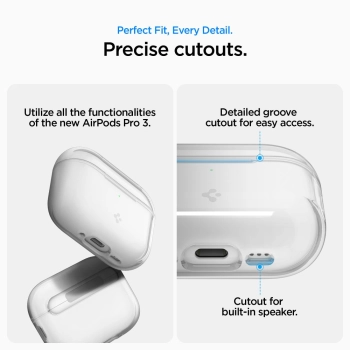 SPIGEN LIQUID CRYSTAL APPLE AIRPODS PRO 3 CRYSTAL CLEAR