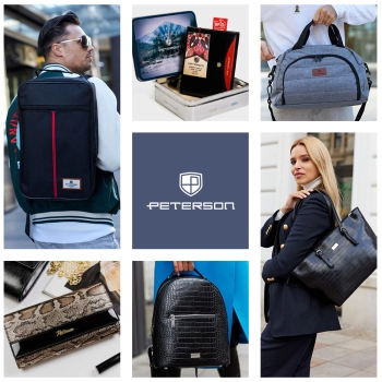 Torebka Peterson damska duża torba shopperka na ramię praktyczna bag