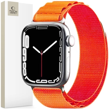 TECH-PROTECT NYLON PRO APPLE WATCH 6 / 7 / 8 / 9 / 10 / SE / ULTRA 1 / 2 (44 / 45 / 46 / 49 MM) ORANGE