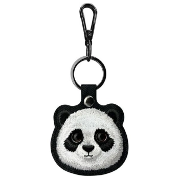 Nimmy Zestaw 3w1 torebka na telefon +    portfel + etui na lokalizator czarny/black Big Eyed Pet 2.0 Panda