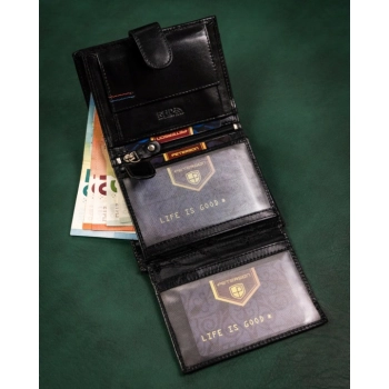 Peterson zestaw portfel+pasek PTN 1549L-125-GK-BW