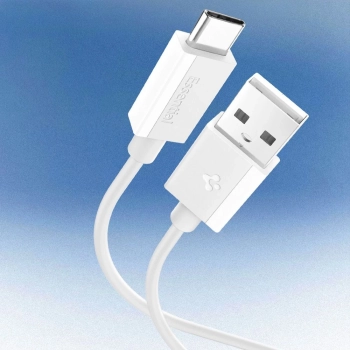 Kabel Spigen EB6010CC USB-C 60W 200 cm - biały