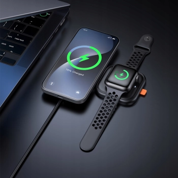 MCDODO STACJA DOKUJĄCA ŁADOWARKA INDUKCYJNA 3W1 DO IPHONE AIRPODS WATCH QI2