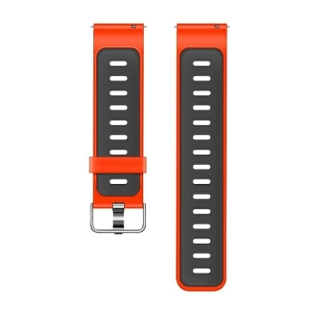 Beline pasek Watch 20mm Double ColorSilicone czerwono-czarny  red/black box