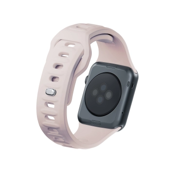 38/40/41/42 mm Latte (small) - 3mk Silicone Watch Strap for Apple